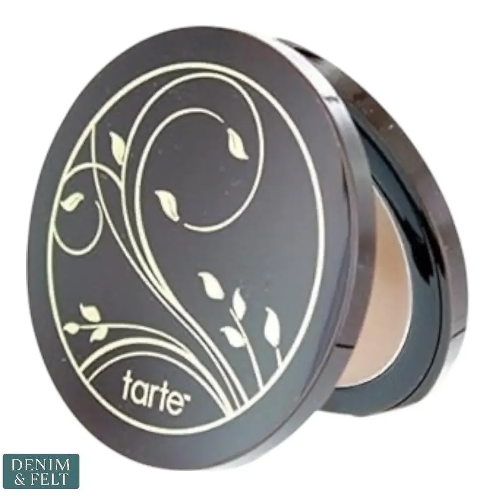 NEW tarte Amazonian Clay Smoothing Balm Light Medium Pressed Powder Compact